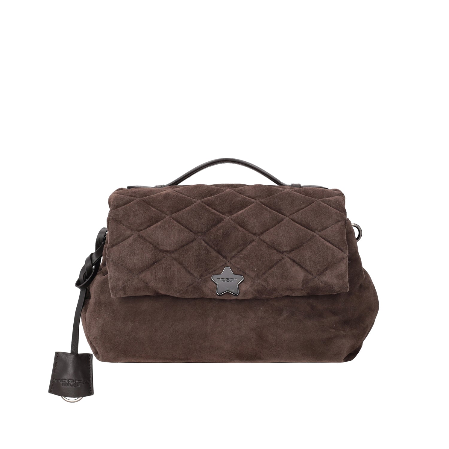 Dark brown Alicya small handbag