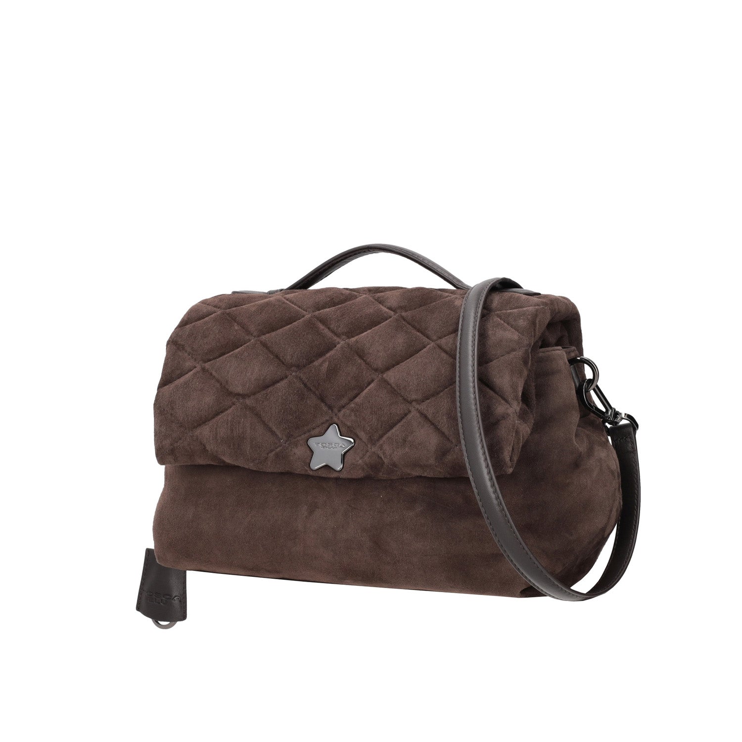 Dark brown Alicya small handbag