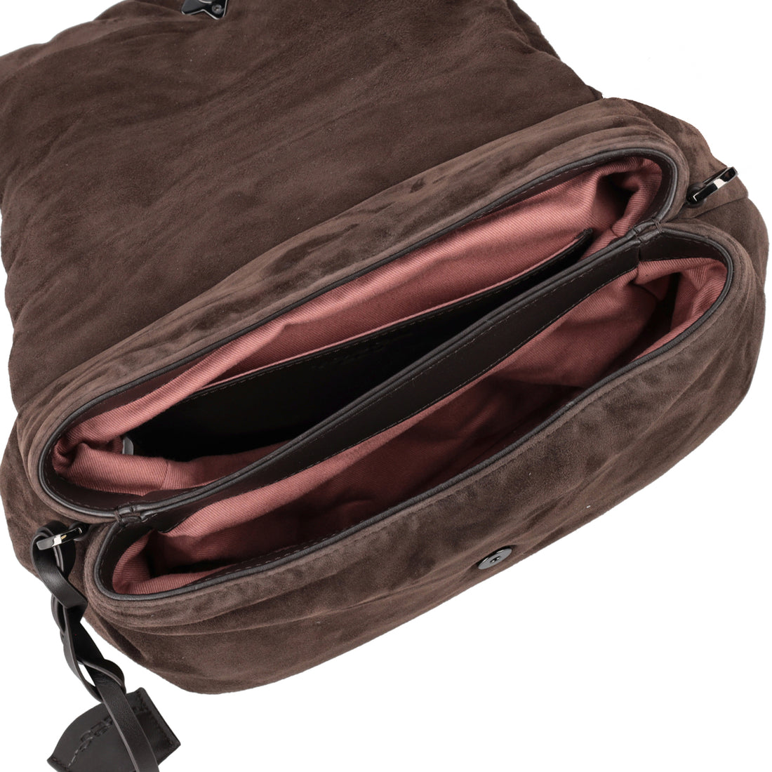 Dark brown Alicya small handbag