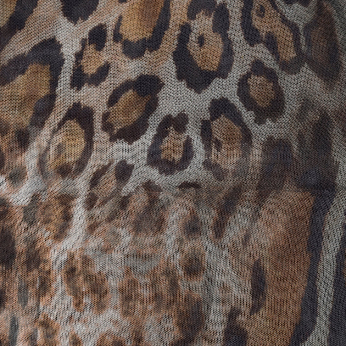 Foulard Madison con stampa animalier colore maculato