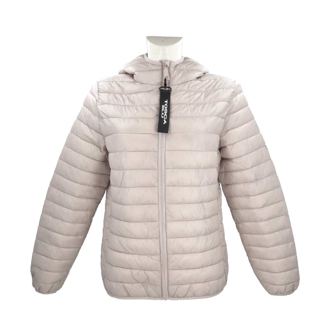 Champagne Lightweight overcoat with hood