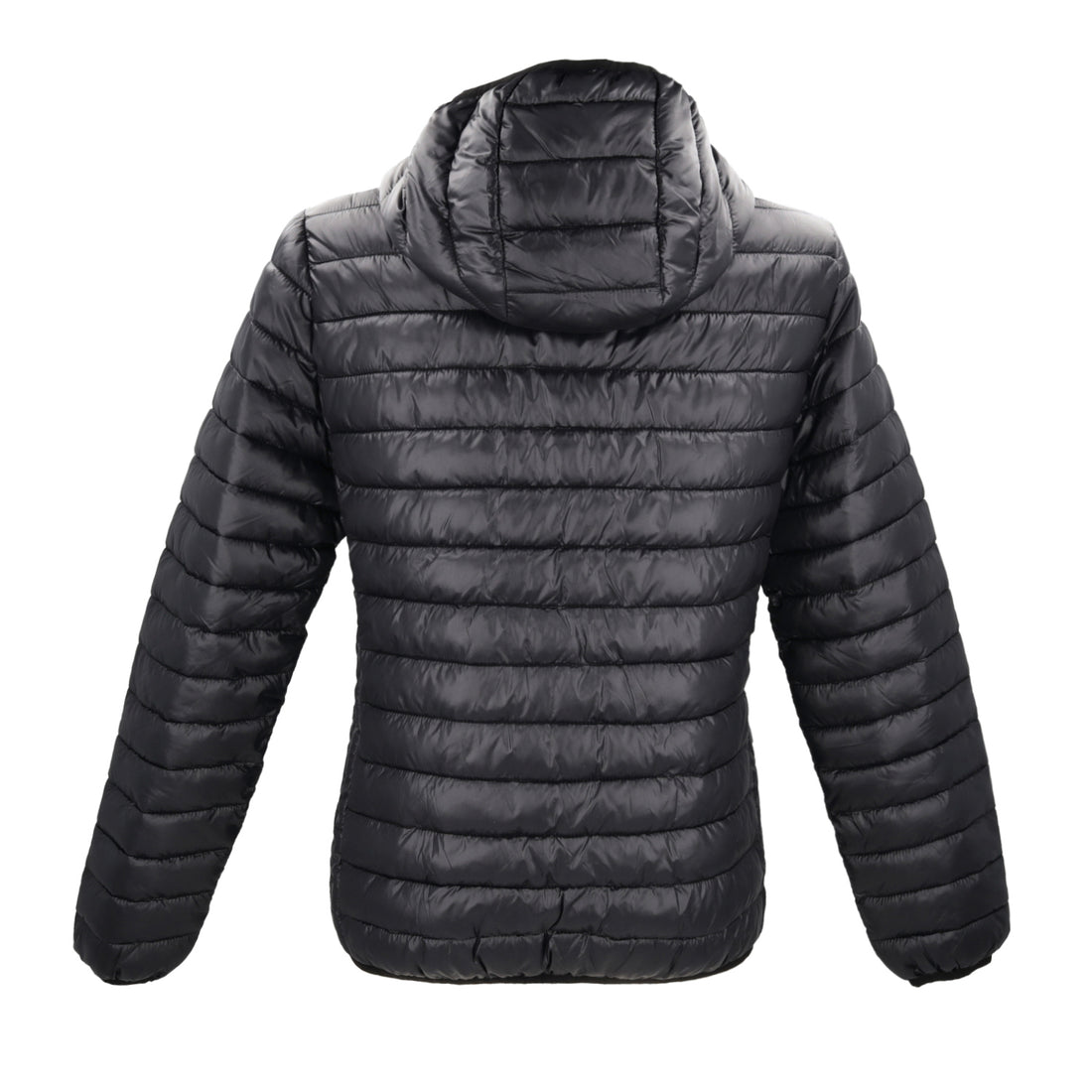 Black Lightweight overcoat with hood