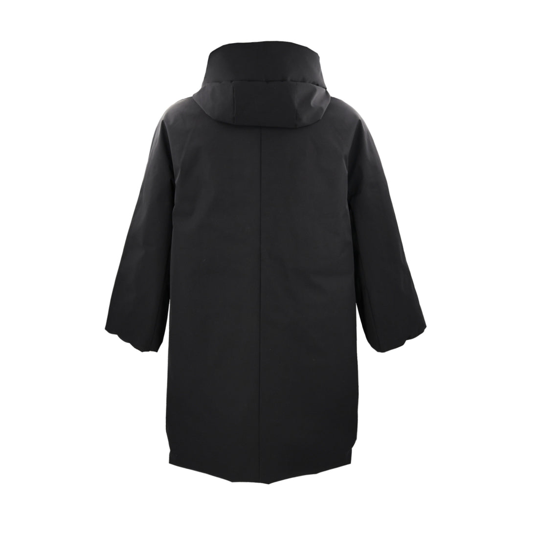 Champagne Double-faced outerwear with hood