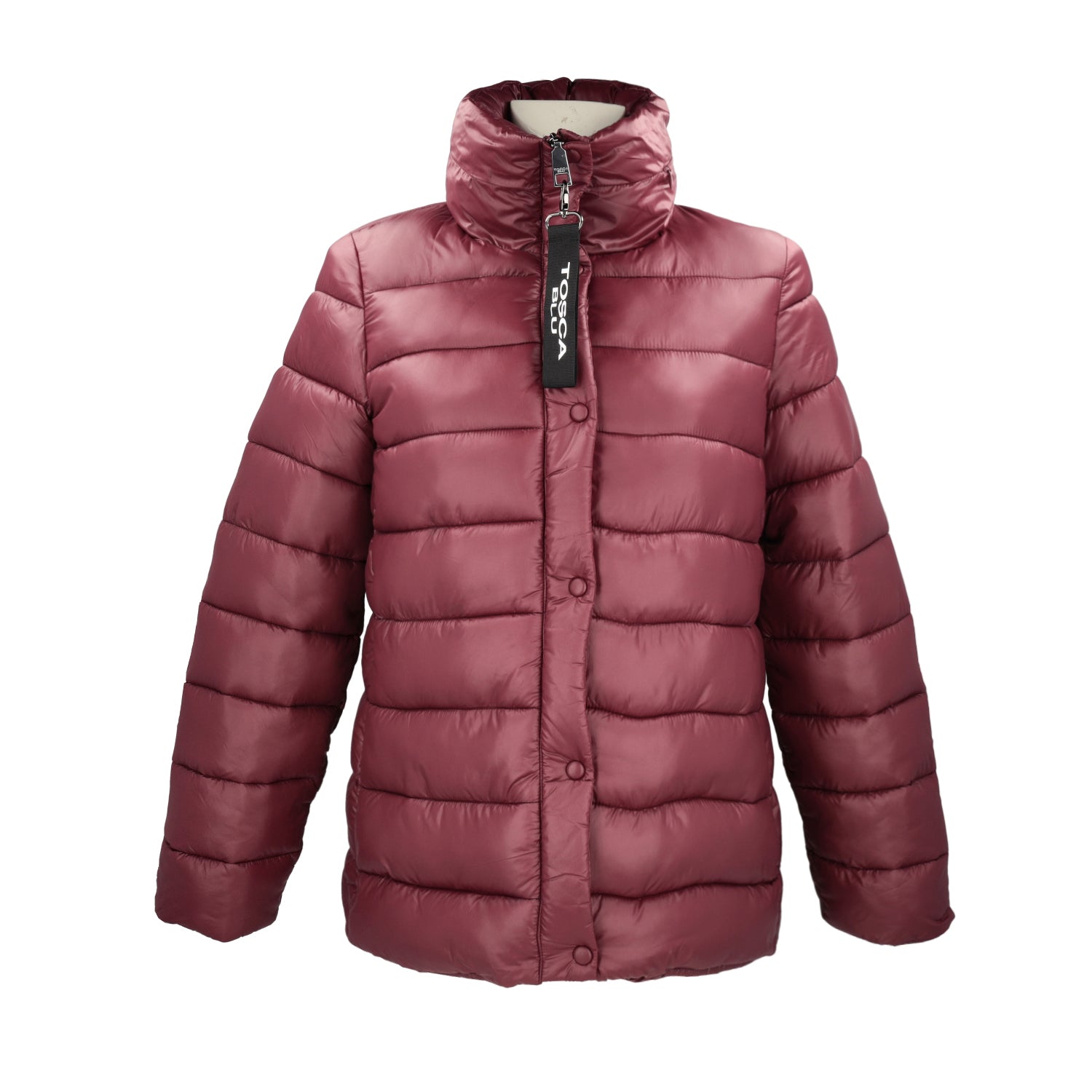 Eggplant Coat with hood