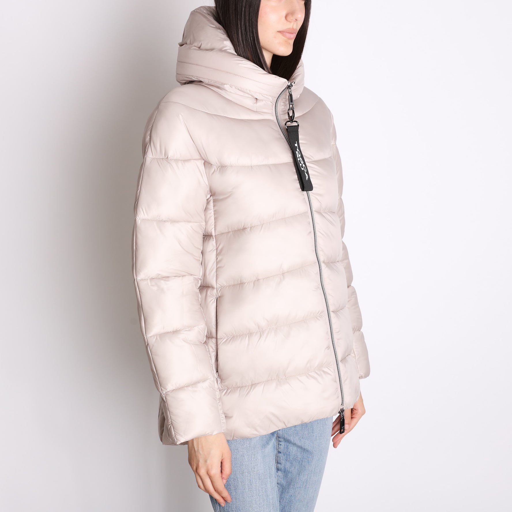 Champagne Coat with hood