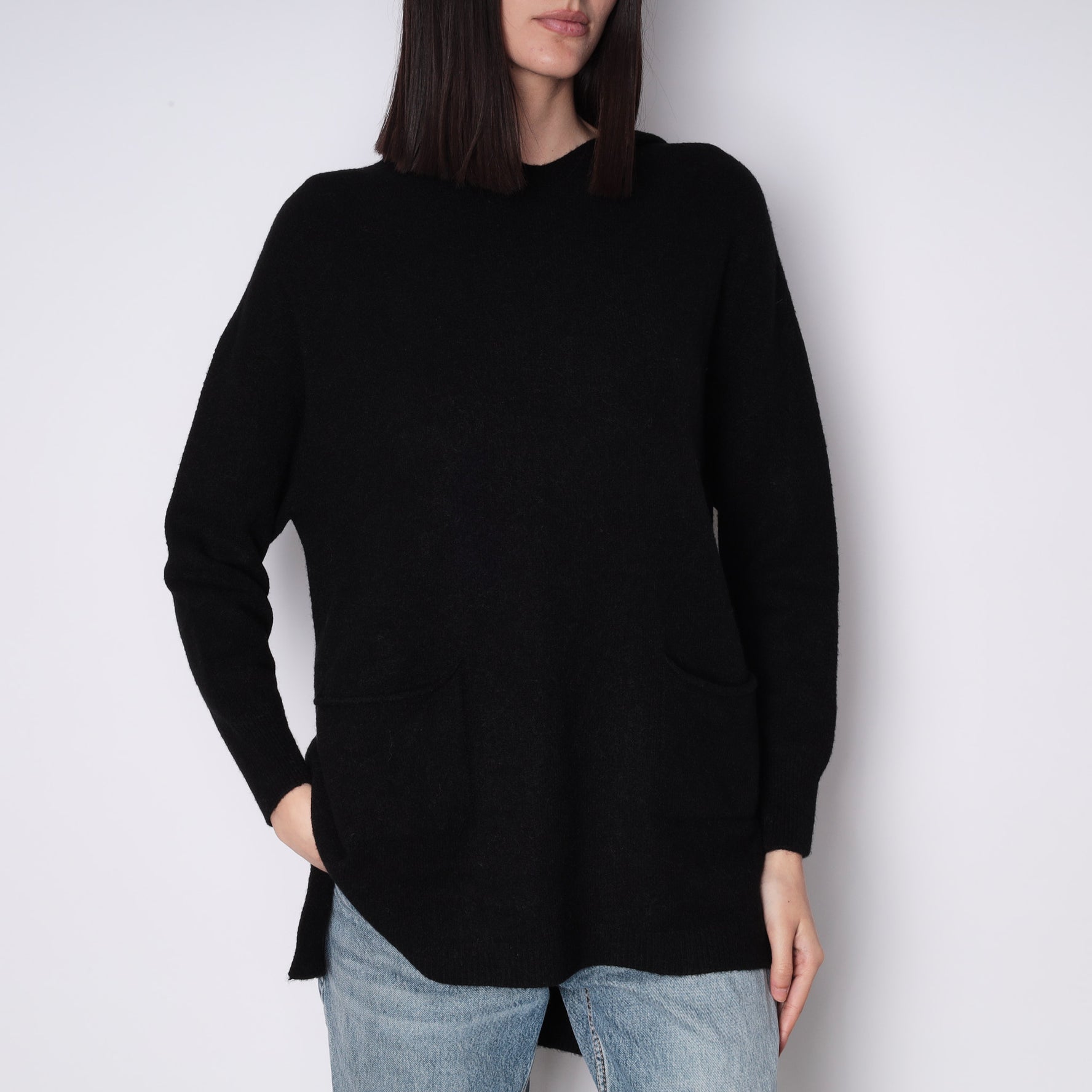Black Sweater with hood