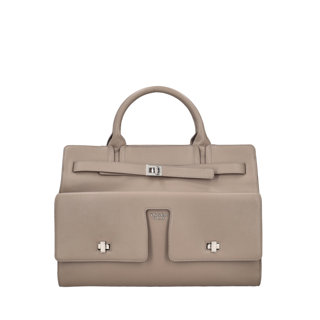 Zaira work bag in mud colour