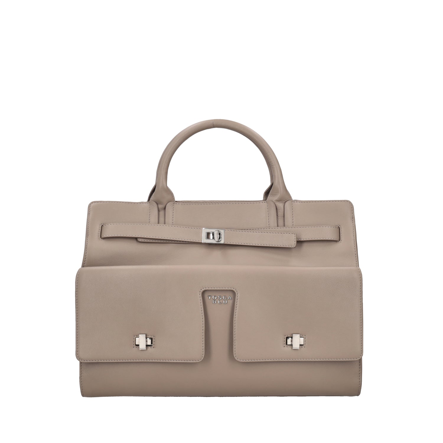 Zaira work bag in mud colour