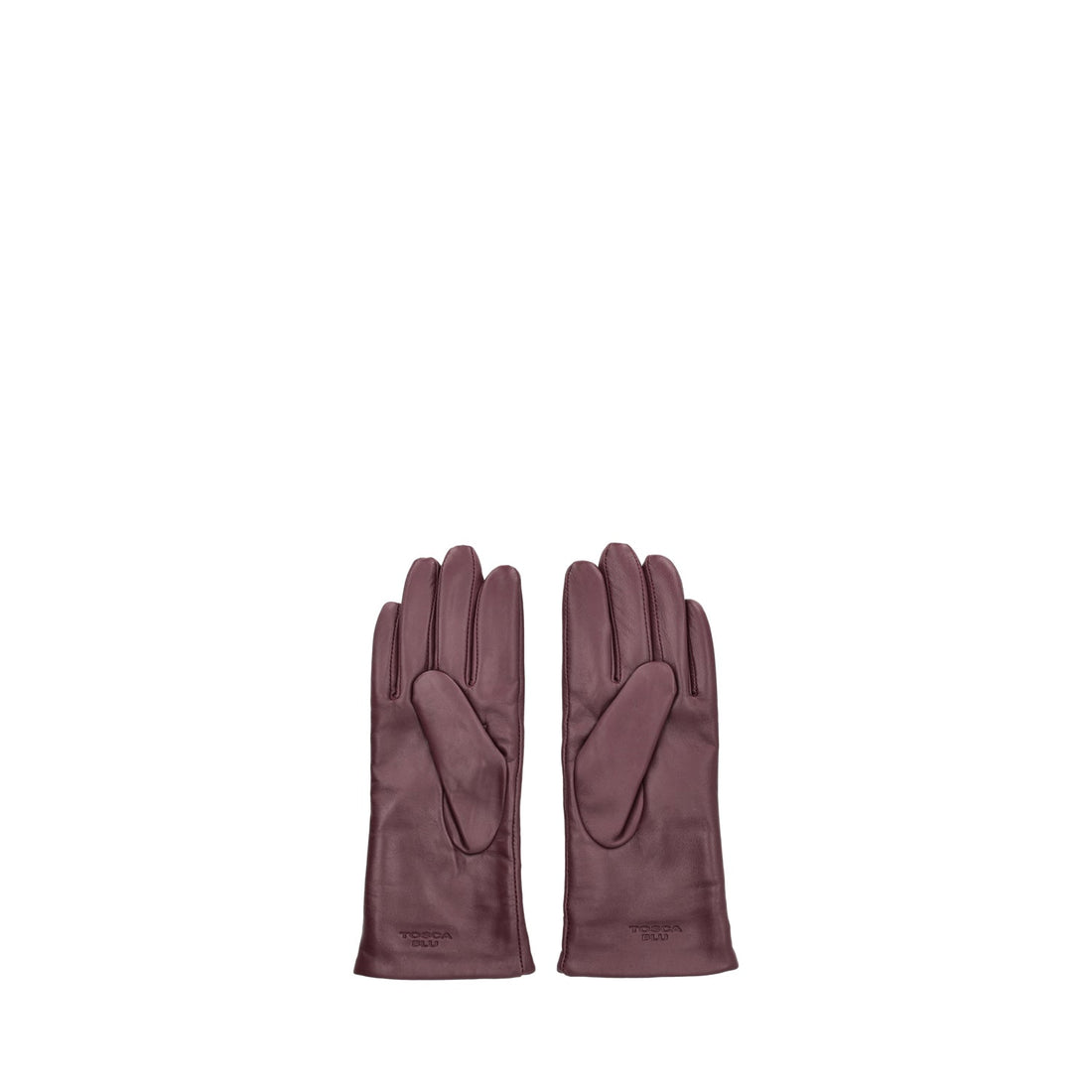bordeaux leather gloves