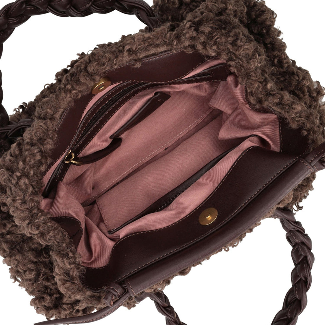 Borsa a mano Cammie colore testa di moro
