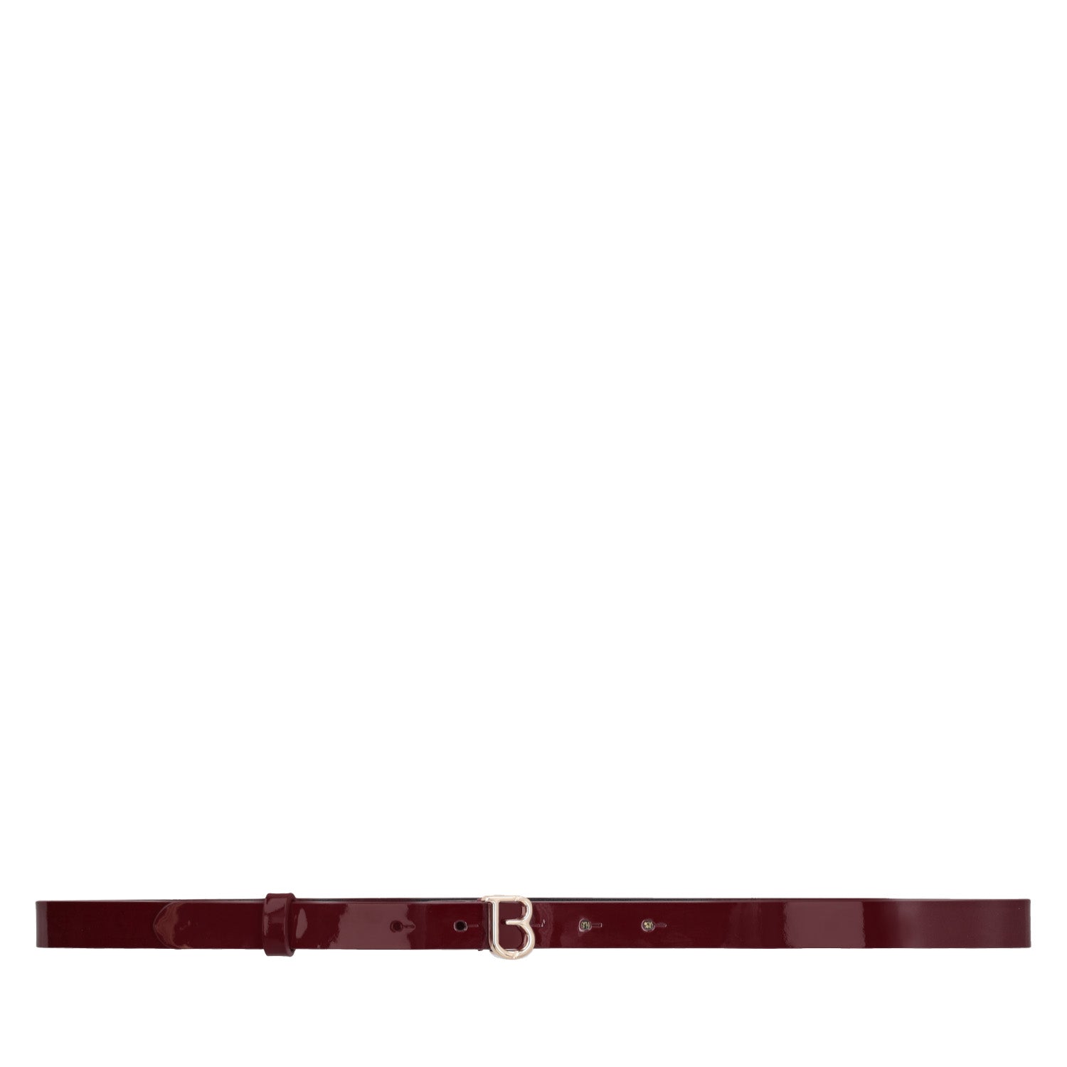 Cintura in pelle colore bordeaux