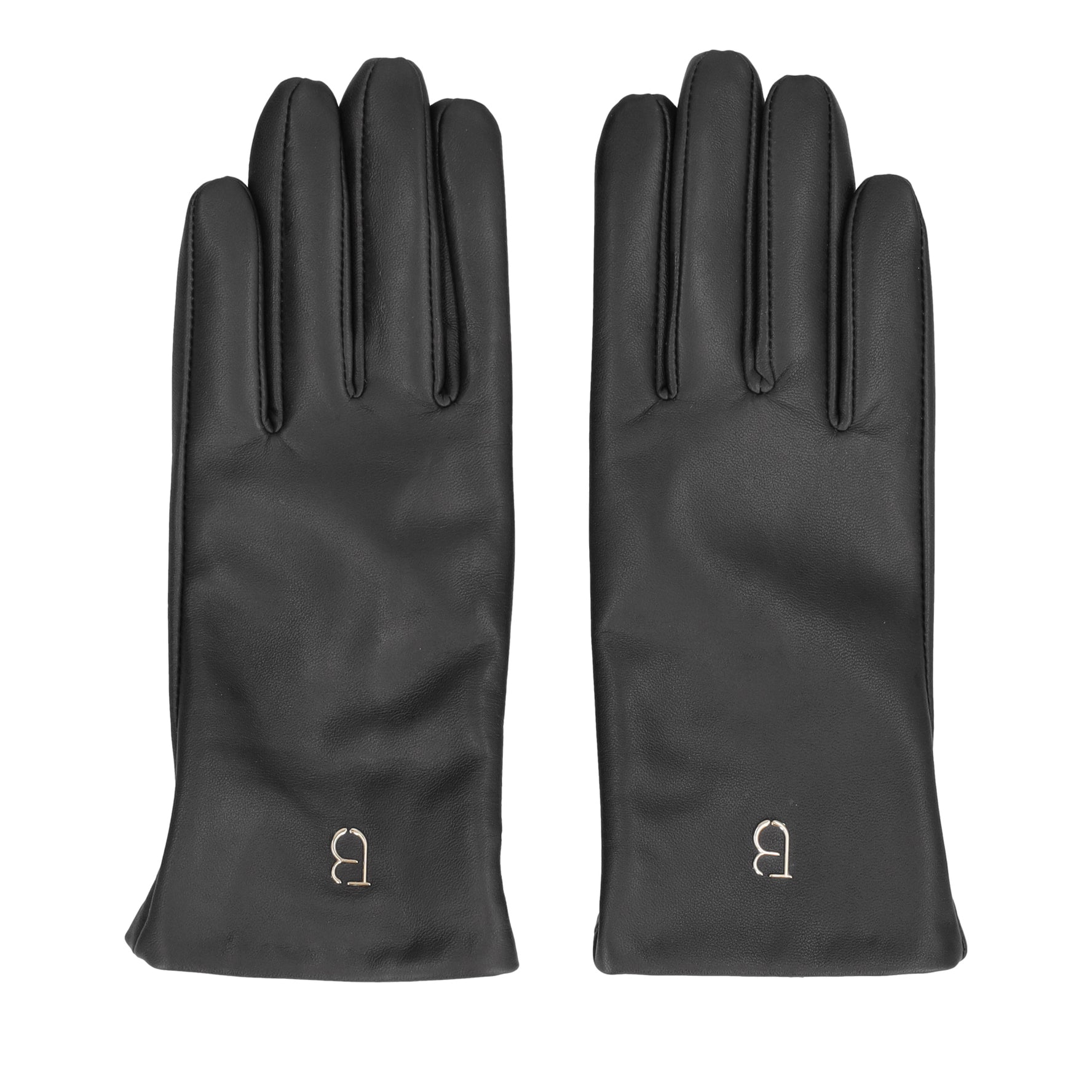 BLACK Gold micro logo leather glove