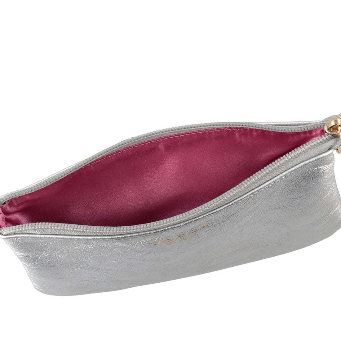 SILVER TEQUILA SUNRISE LEATHER POUCH