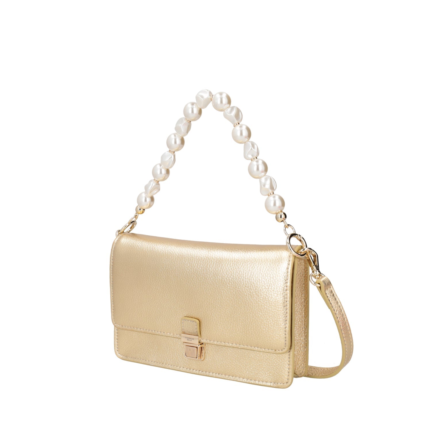 GOLD GIN TONIC LEATHER BAG