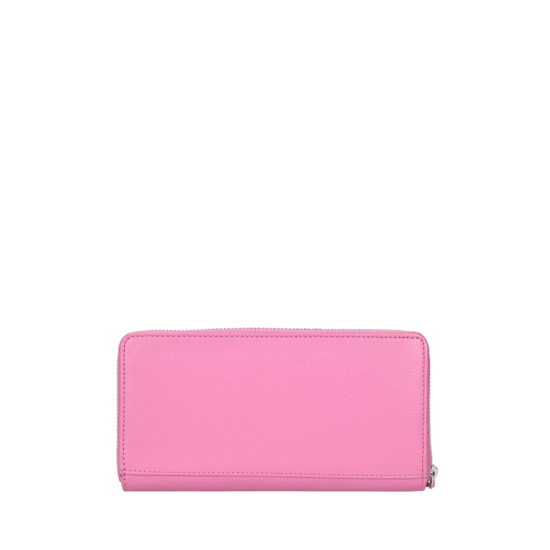 PINK LARGE BASIC WALLETS WALLET IN GENUINE LEATHER