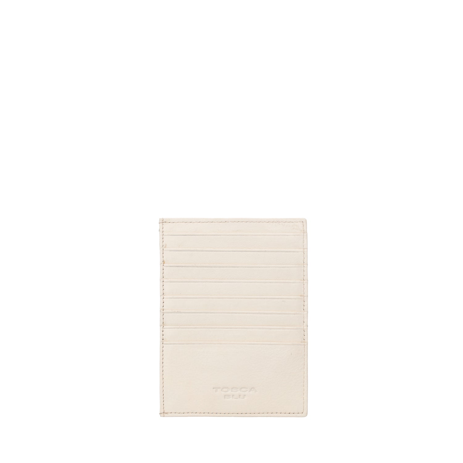 NATURAL BASIC WALLETS CARD HOLDER IN GENUINE LEATHER