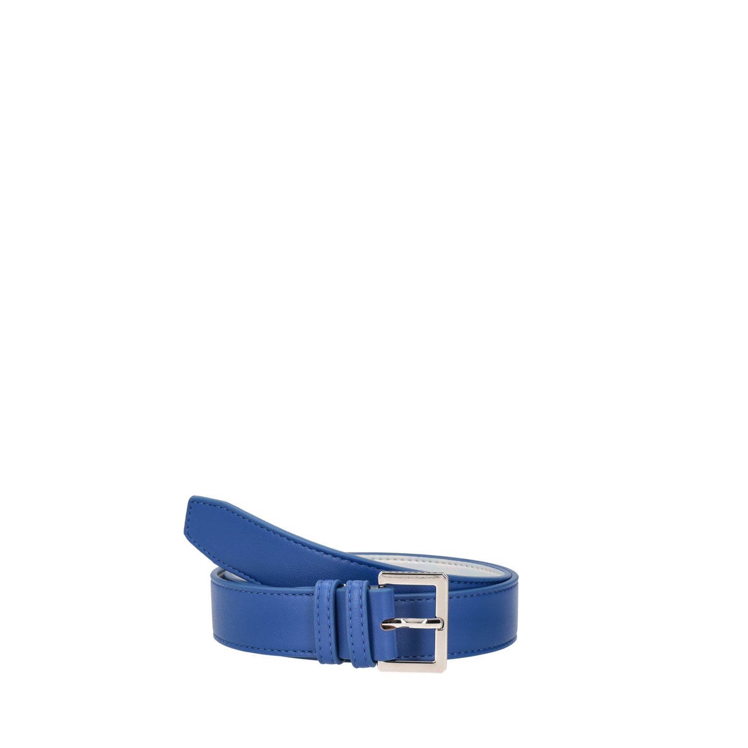 BLUE BELT WITH SQUARE BUCKLE
