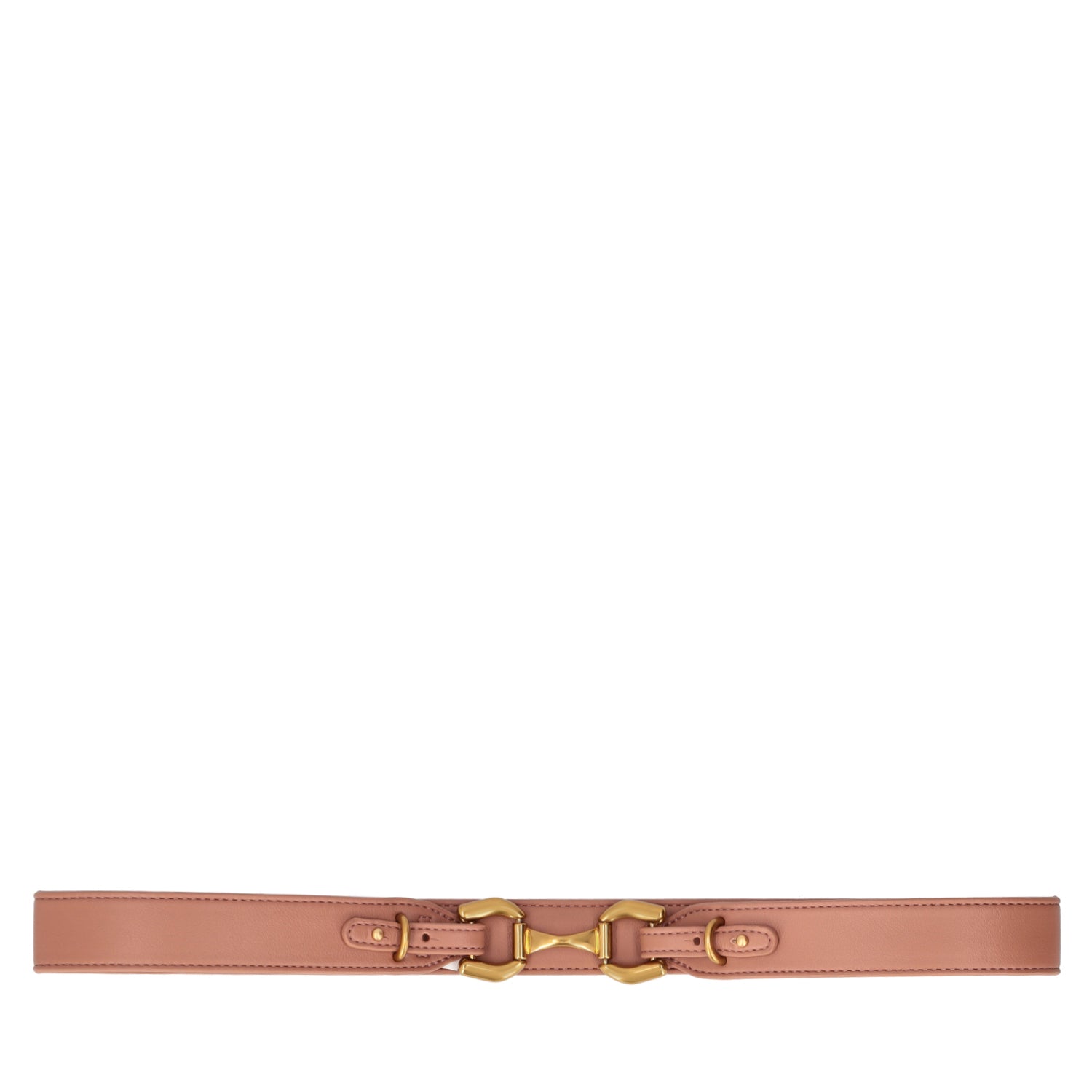 NUT BELT WITH GOLDEN CLAMP BUCKLE