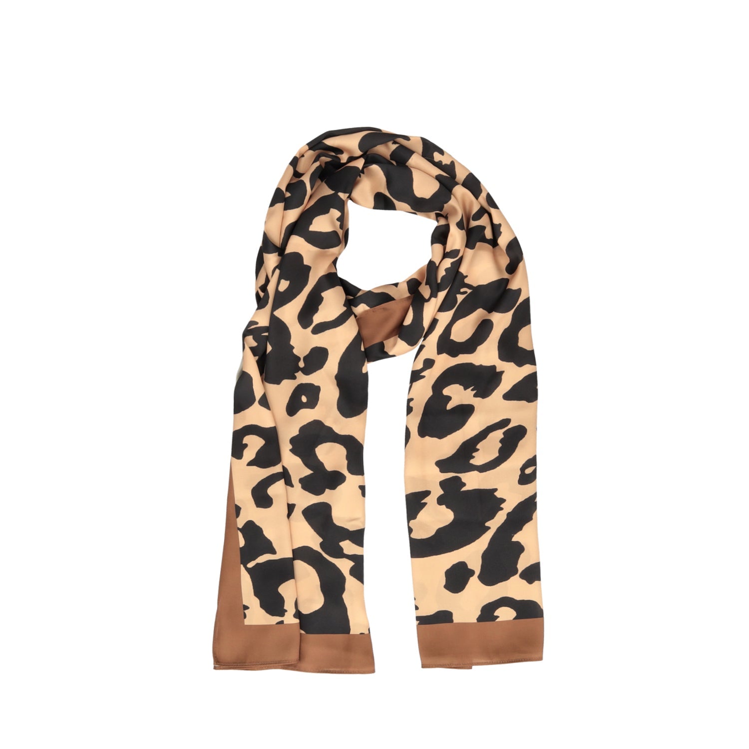 MULTICOLOR AMBRA SCARF WITH ANIMAL PRINT