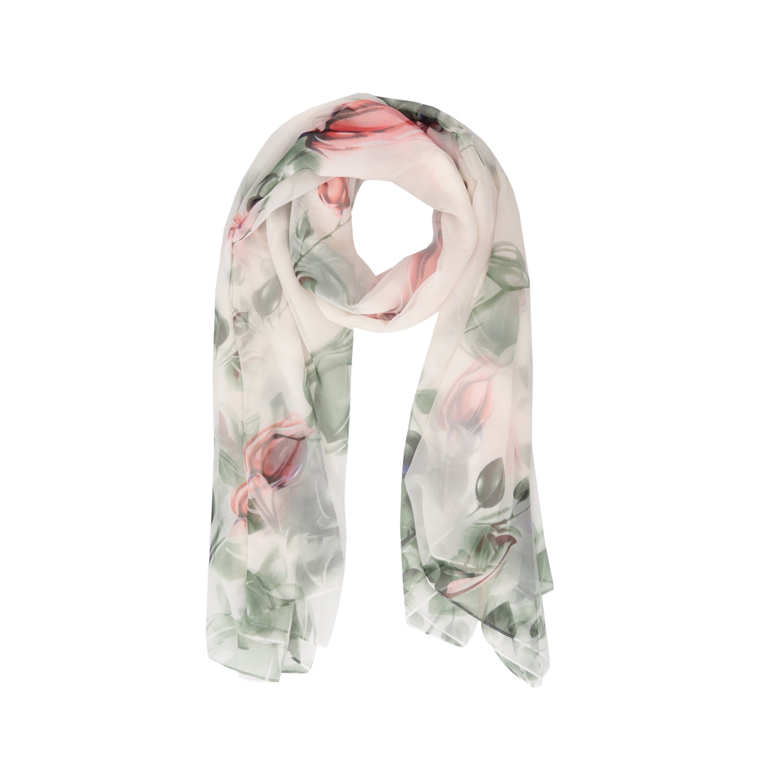 MULTICOLOR ONICE SCARF WITH PRINT