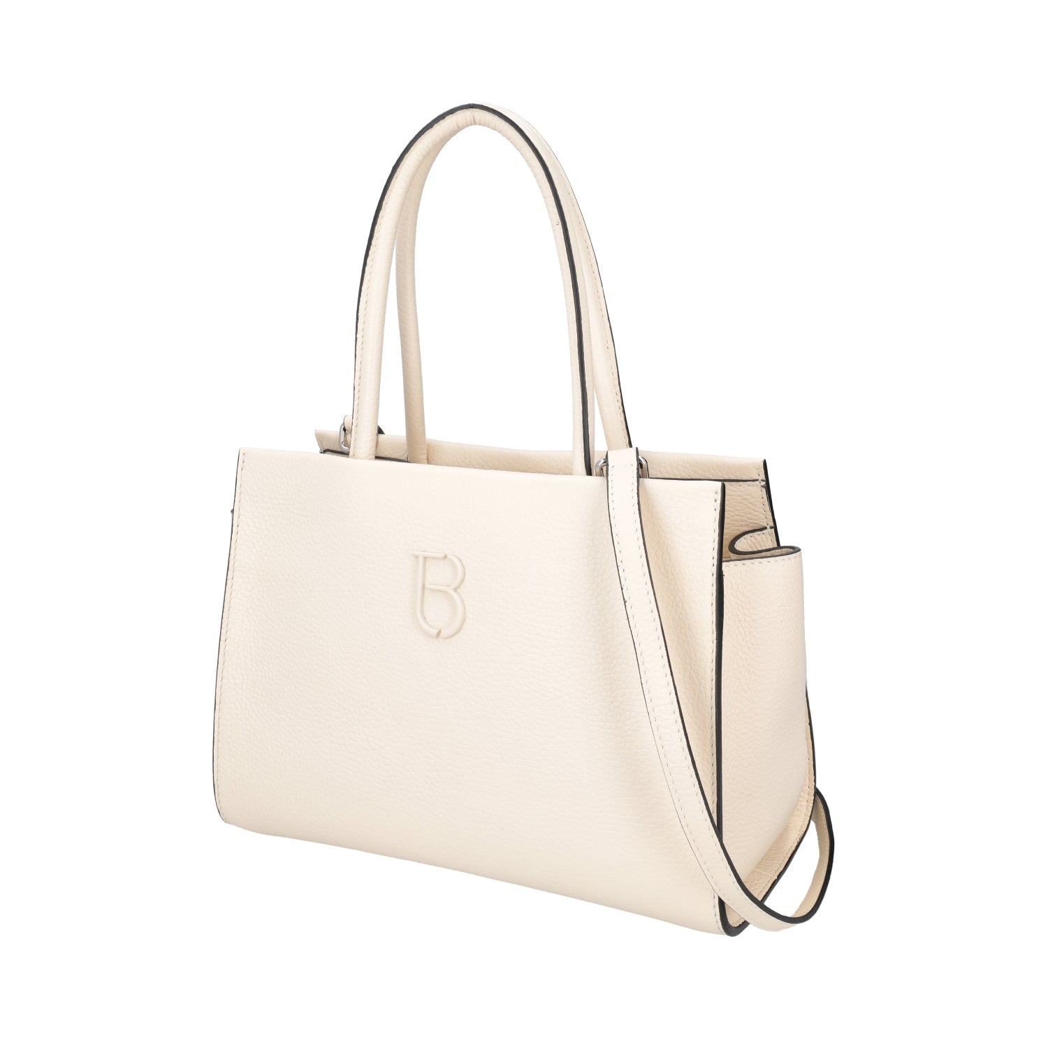NATURAL NARCISO HAND BAG IN LEATHER