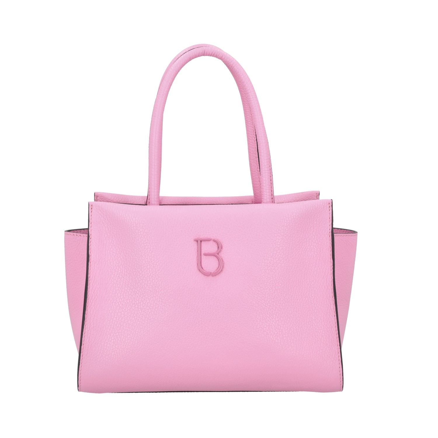 PINK NARCISO HAND BAG IN LEATHER