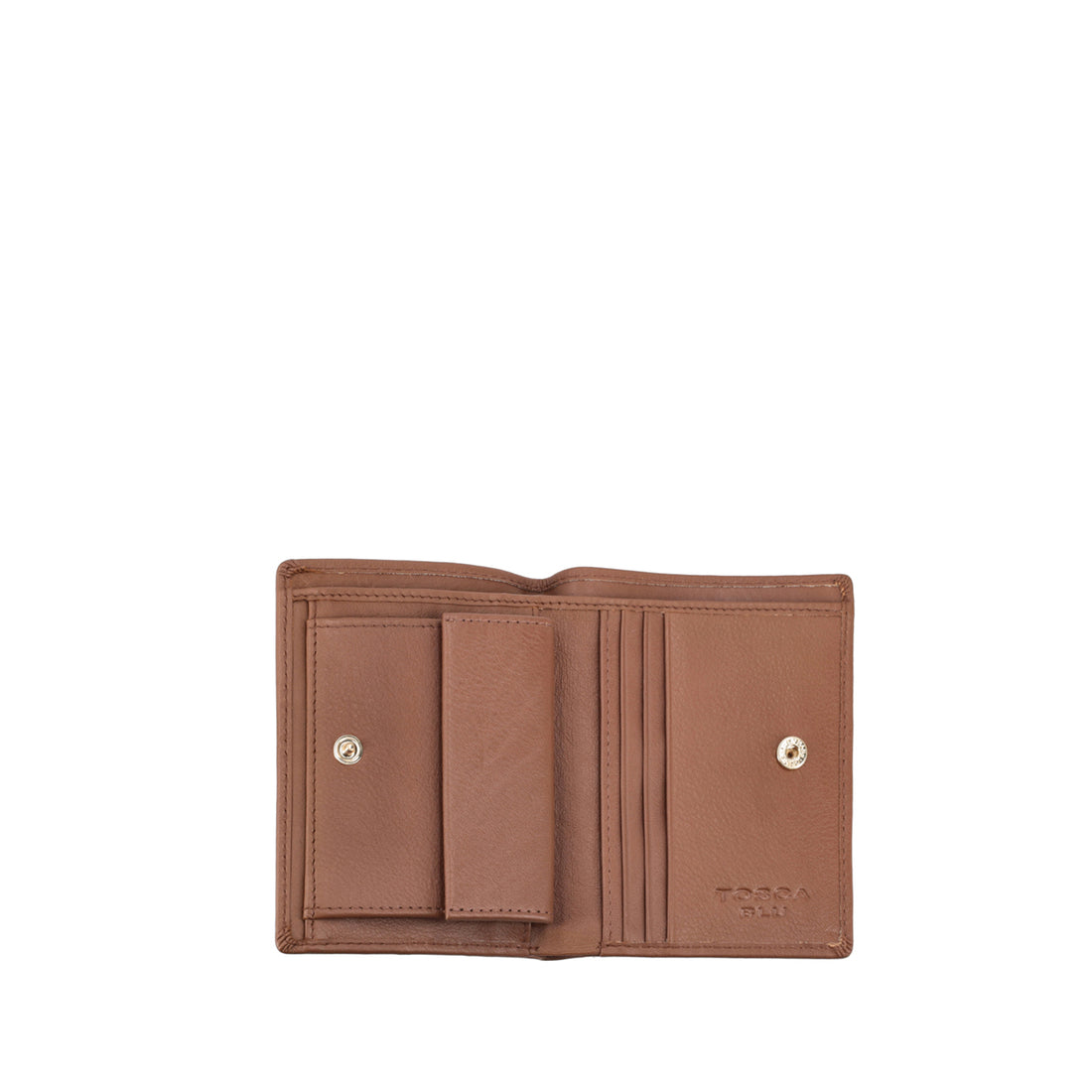 TAN MARGHERITA SMALL LEATHER WALLET