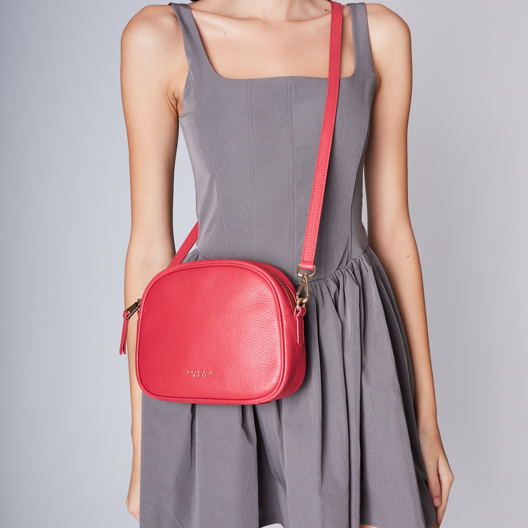 Tracollina moony bags colore corallo