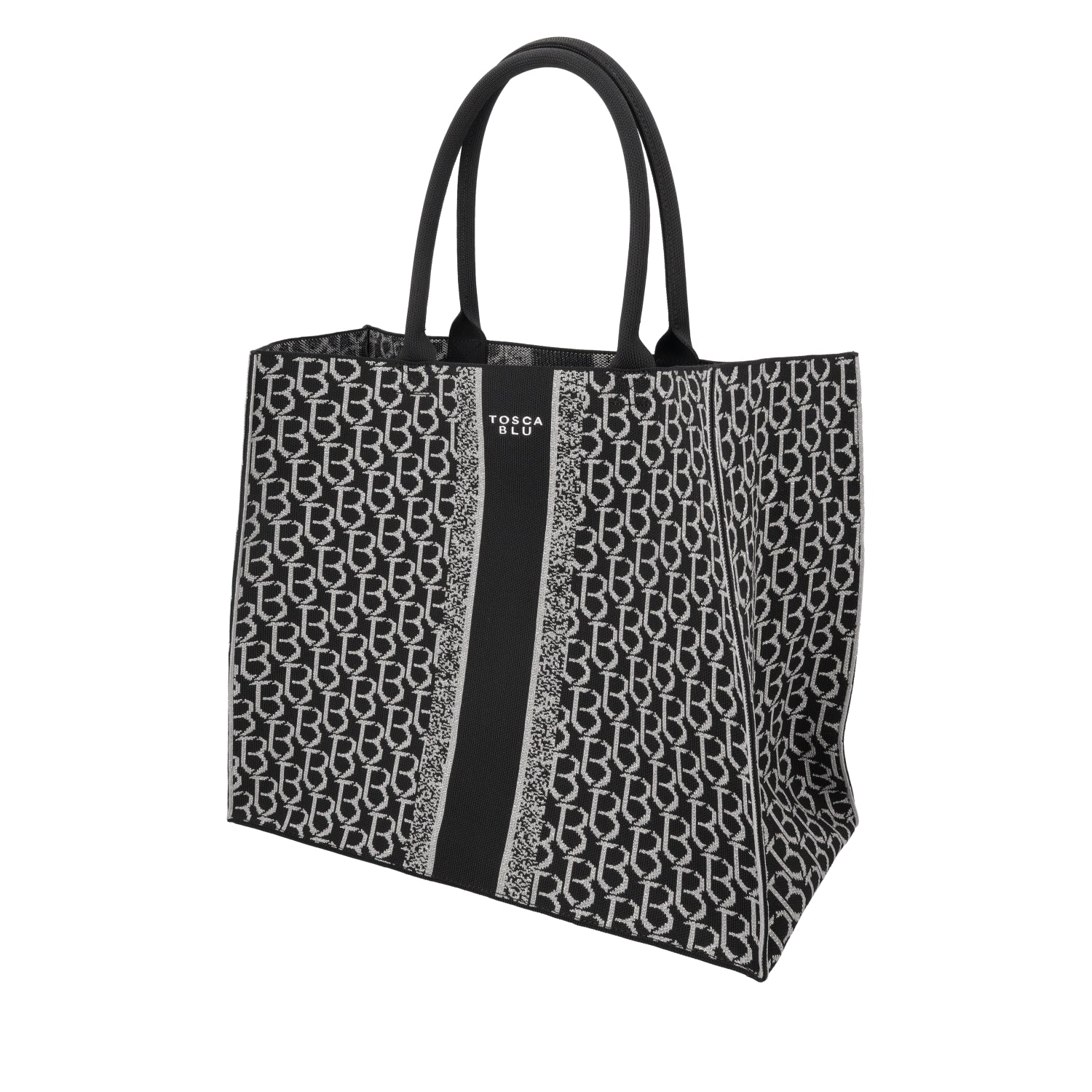 ToscaBlu shopping grande logata saint tropez colore nero ts2511b10 c99_4
