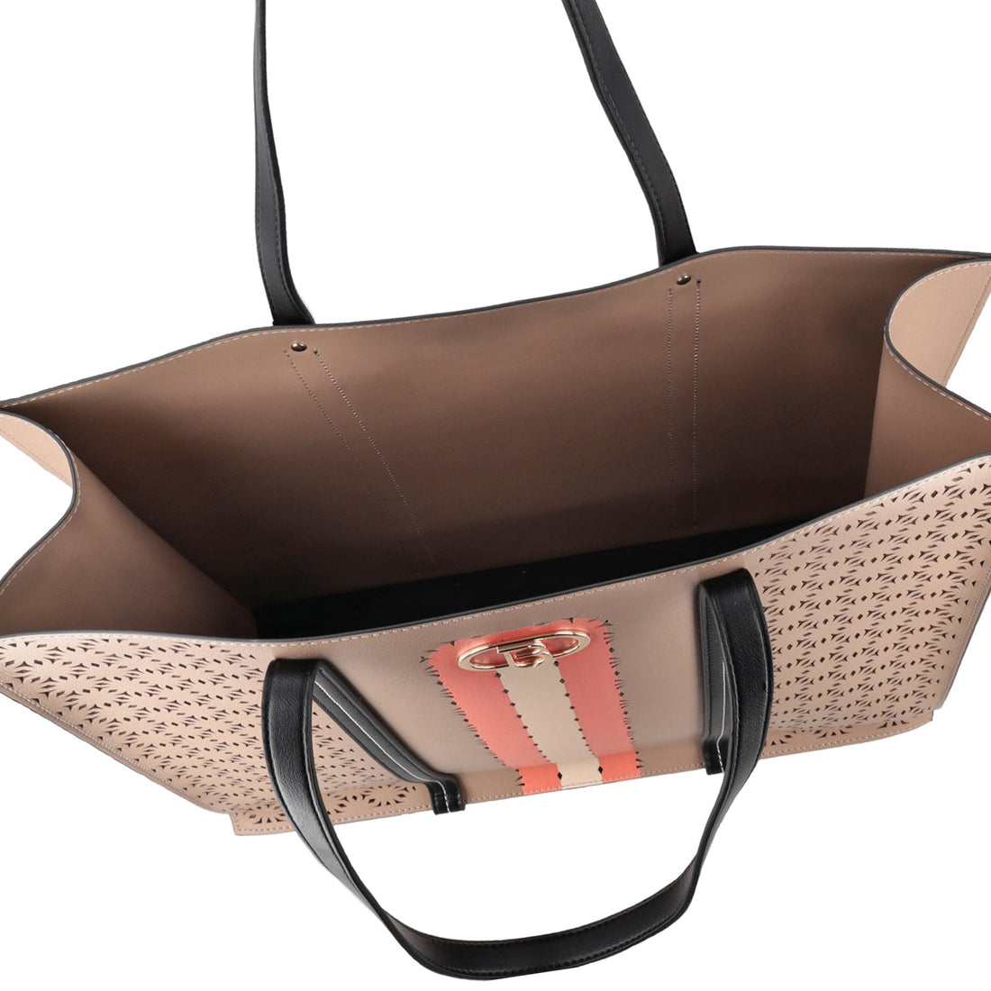 Shopping Mykonos con busta interna colore fango