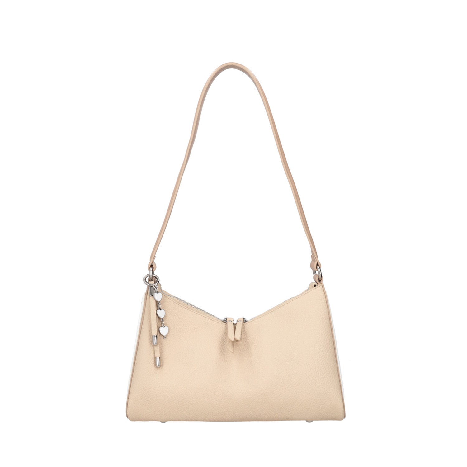 ToscaBlu borsa a spalla love con dettagli cuore colore beige ts2523b40 c05_1