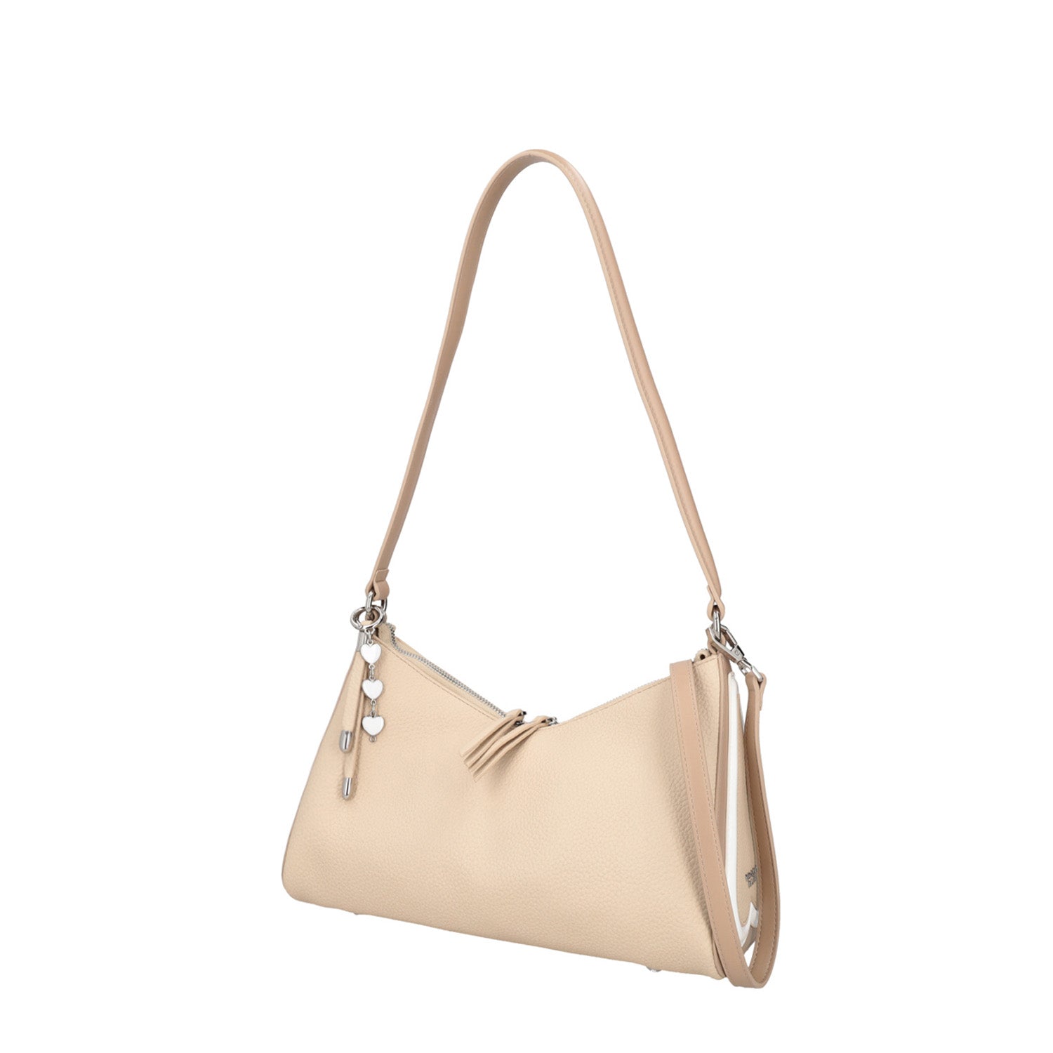 ToscaBlu borsa a spalla love con dettagli cuore colore beige ts2523b40 c05_2