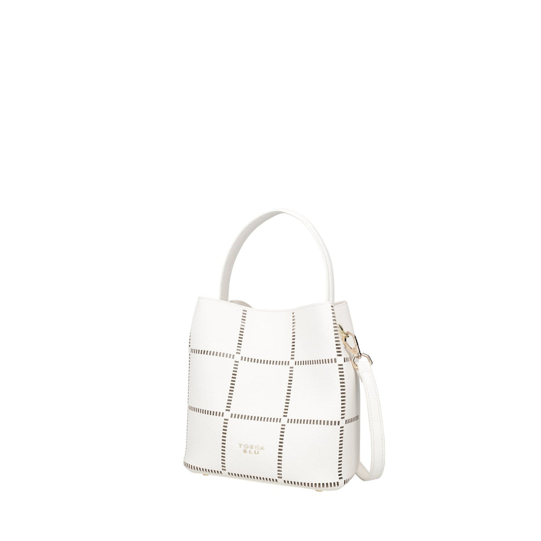 Secchiello Caorle con tracolla colore bianco