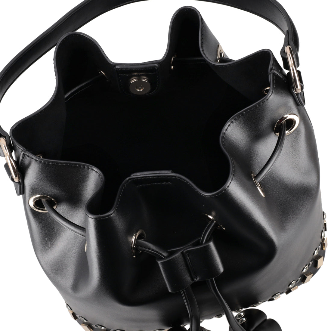 ToscaBlu secchiello grande palinuro con borchie colore nero ts2533b64 c99_3