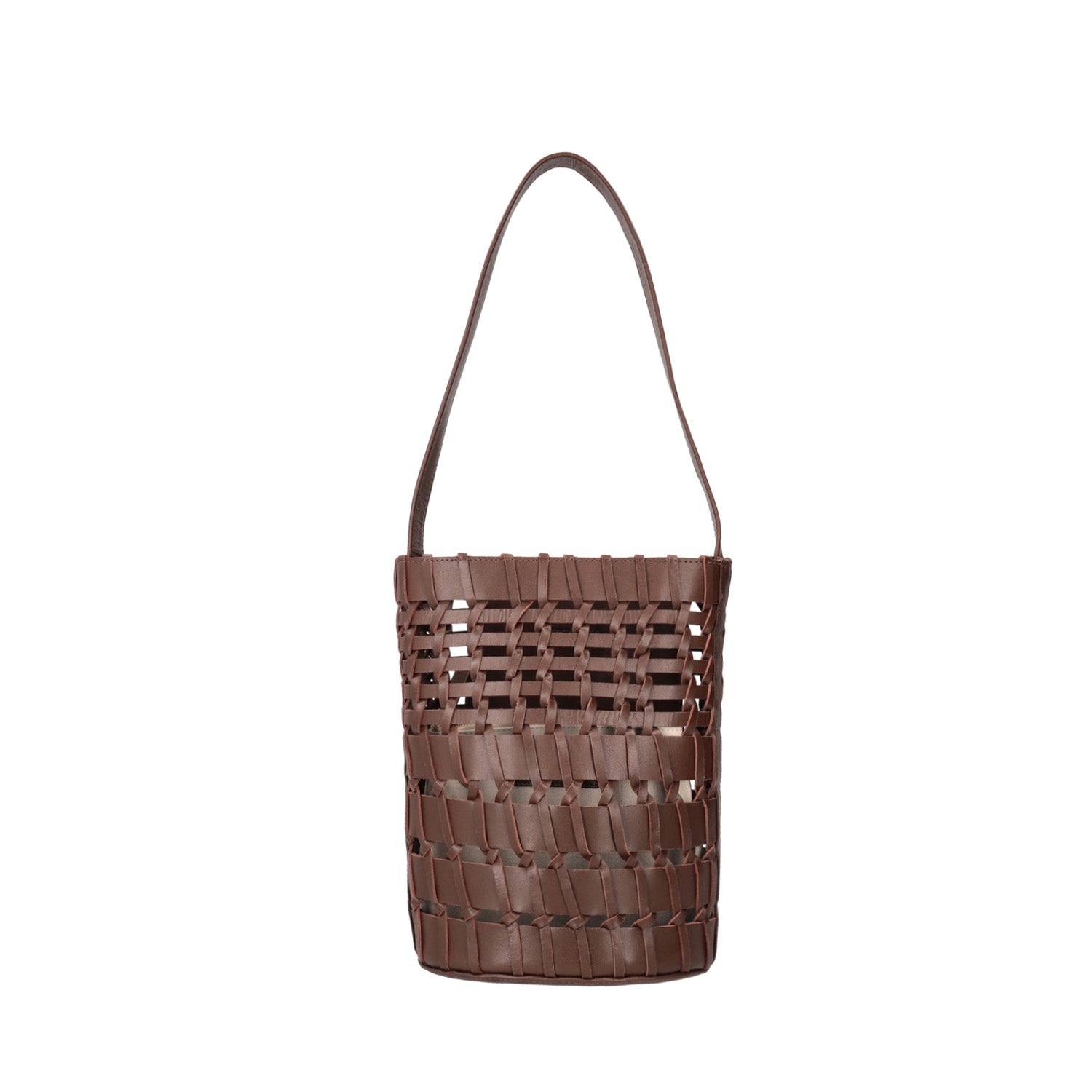 ToscaBlu secchiello intrecciato lucrezia colore testa di moro ts258b451 c60_1
