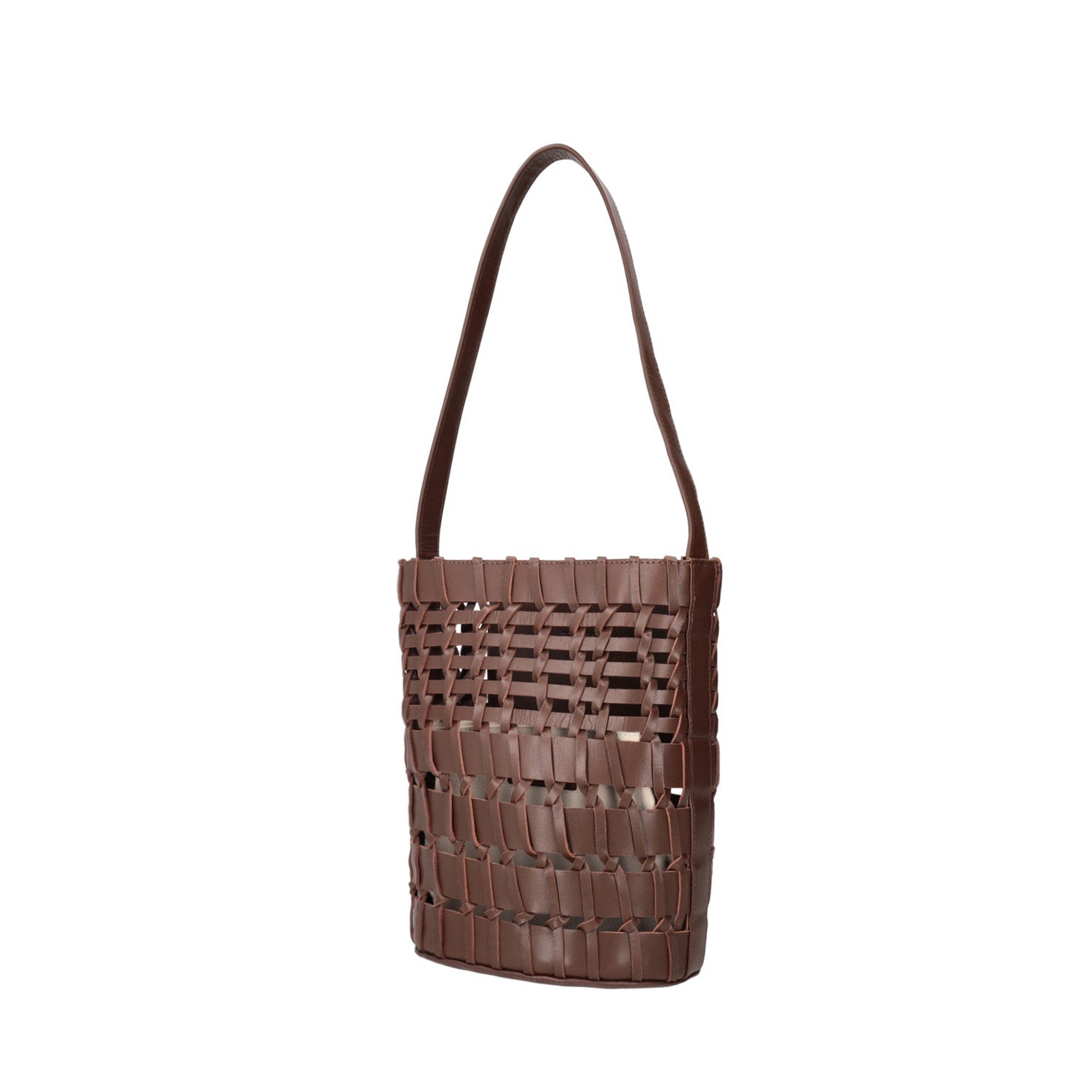 ToscaBlu secchiello intrecciato lucrezia colore testa di moro ts258b451 c60_2