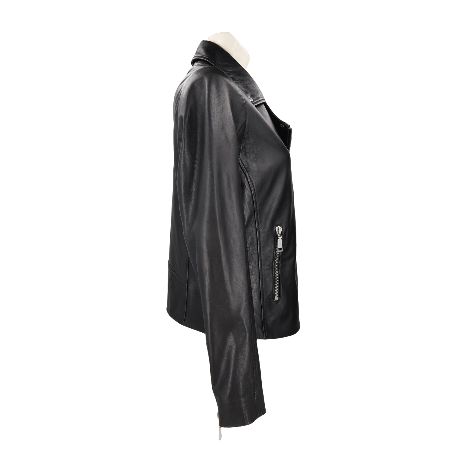 ToscaBlu giubbotto in pelle con zip colore nero ts2595j92 c99_2
