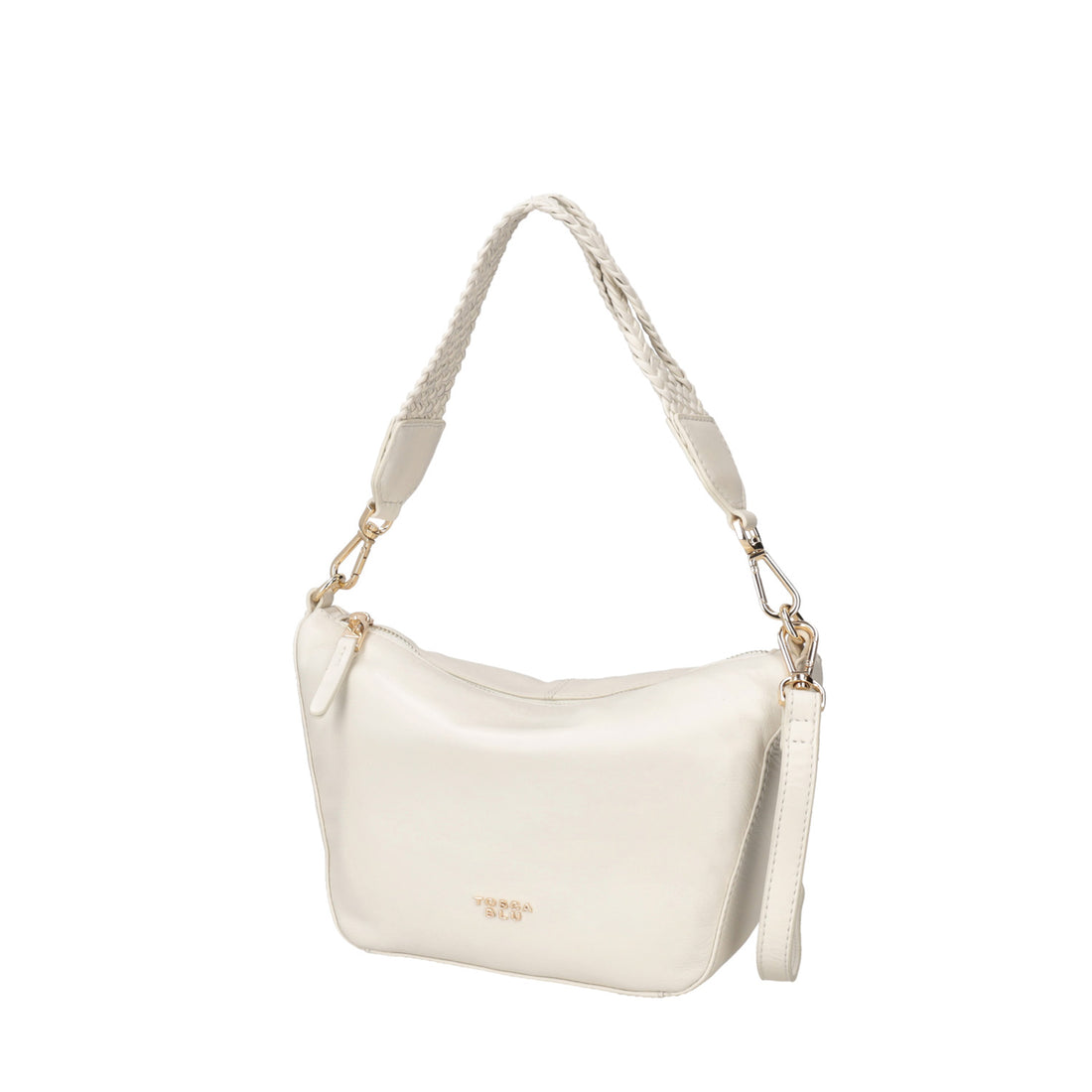 Biscuit Beatrice Crossbody Bag With Weaved Details