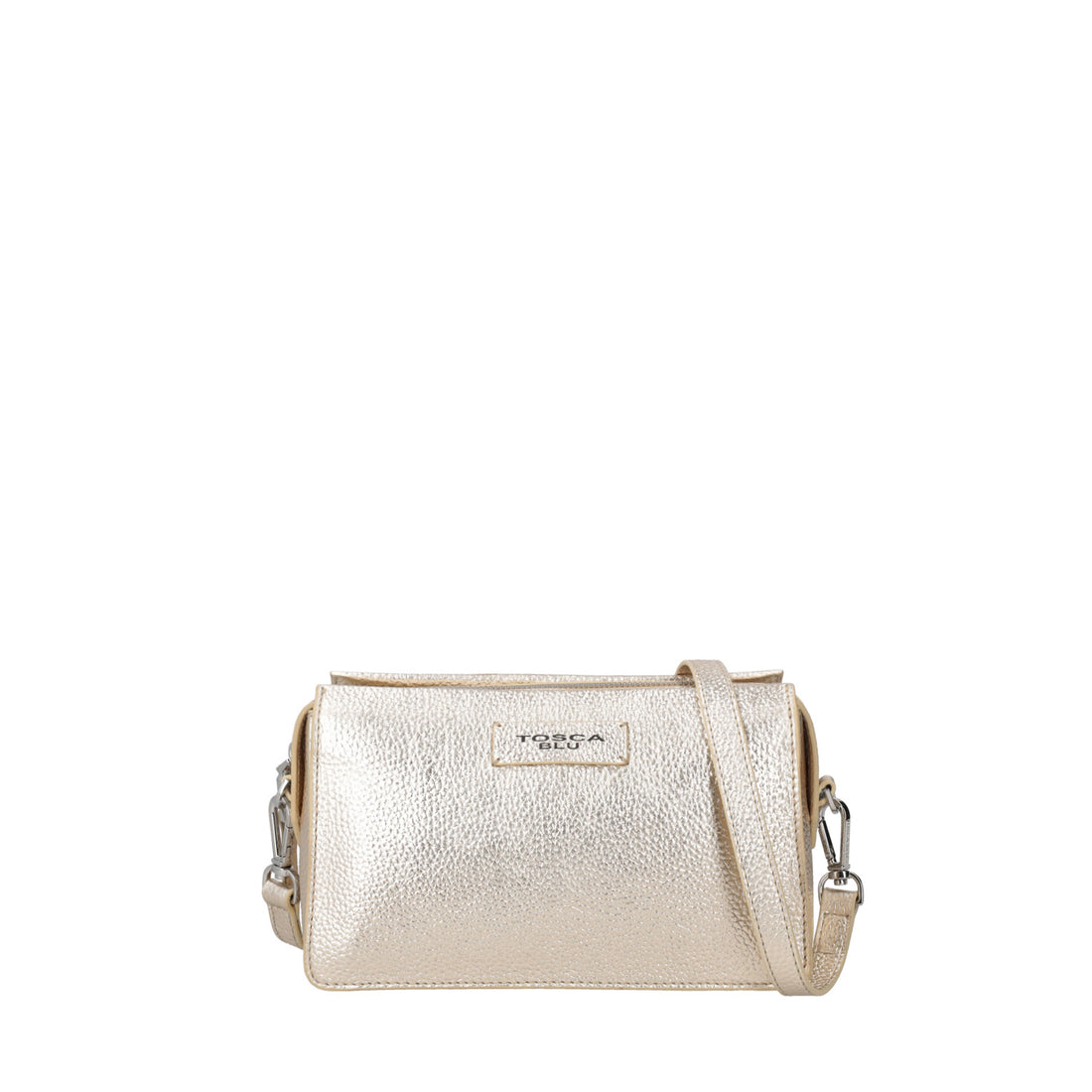 Tracollina in pelle Marcella colore oro