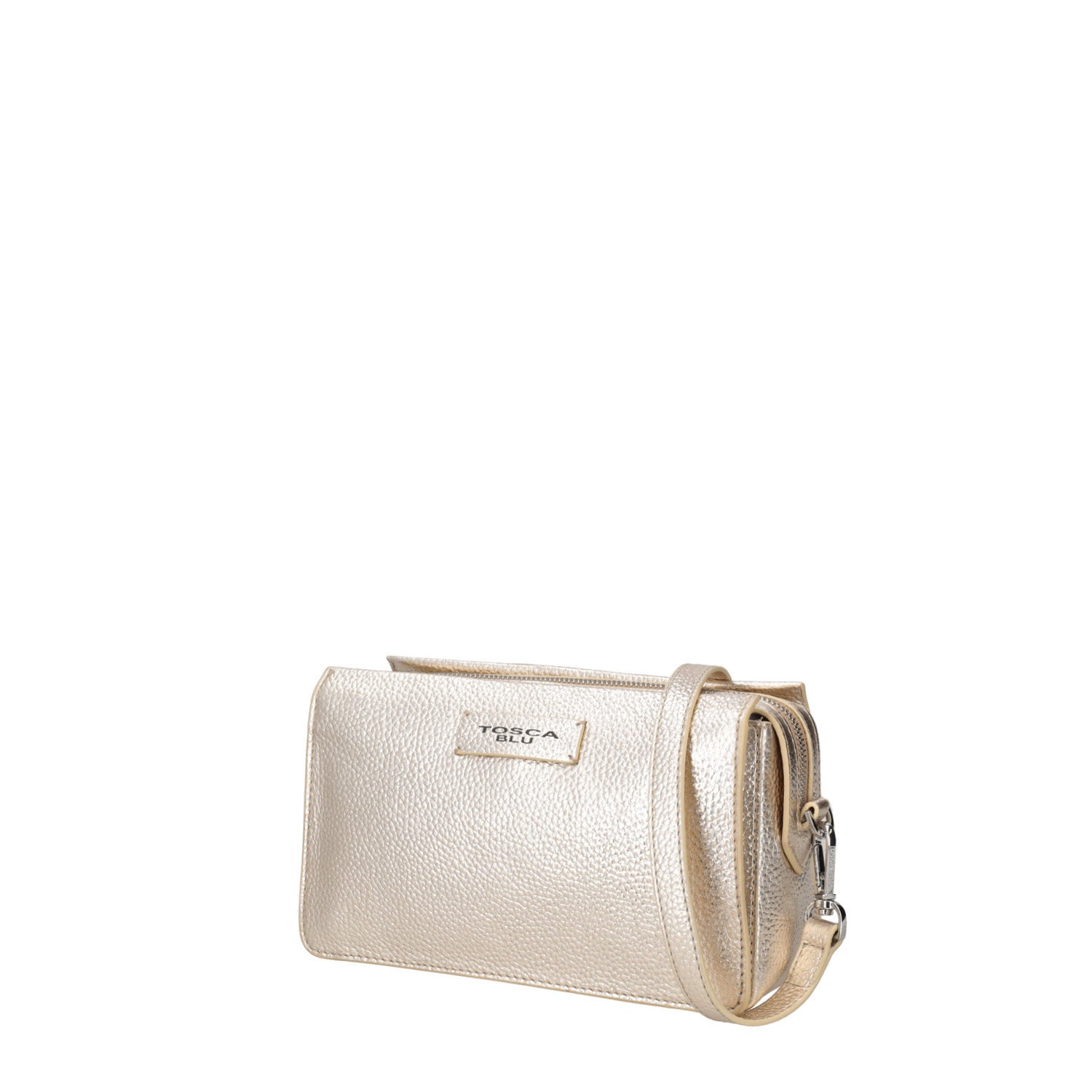 Tracollina in pelle Marcella colore oro