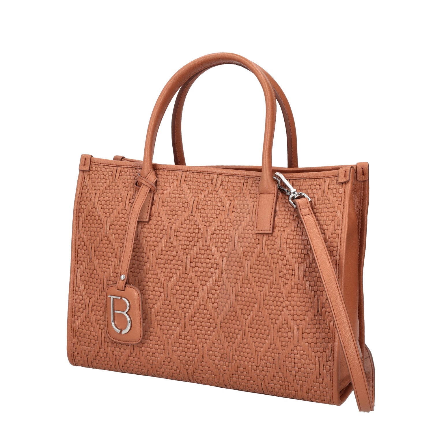 ToscaBlu borsa grande intrecciata melania colore cuoio ts25mb282 c59_2