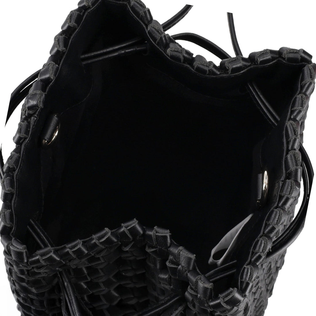ToscaBlu secchiello intrecciato selene colore nero ts25zb162 c99_3