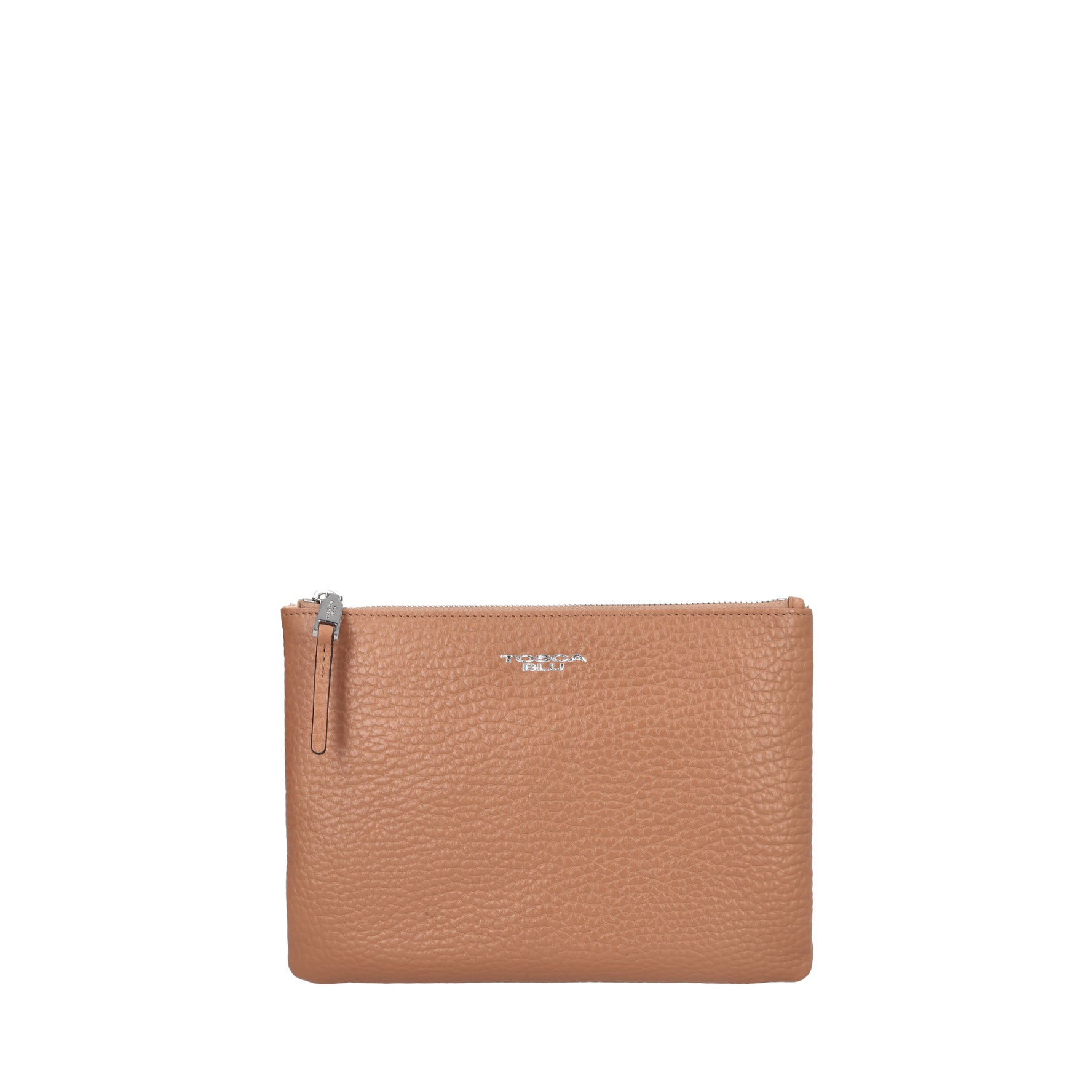 Tris clutch bag in Biscuit Citylife leather