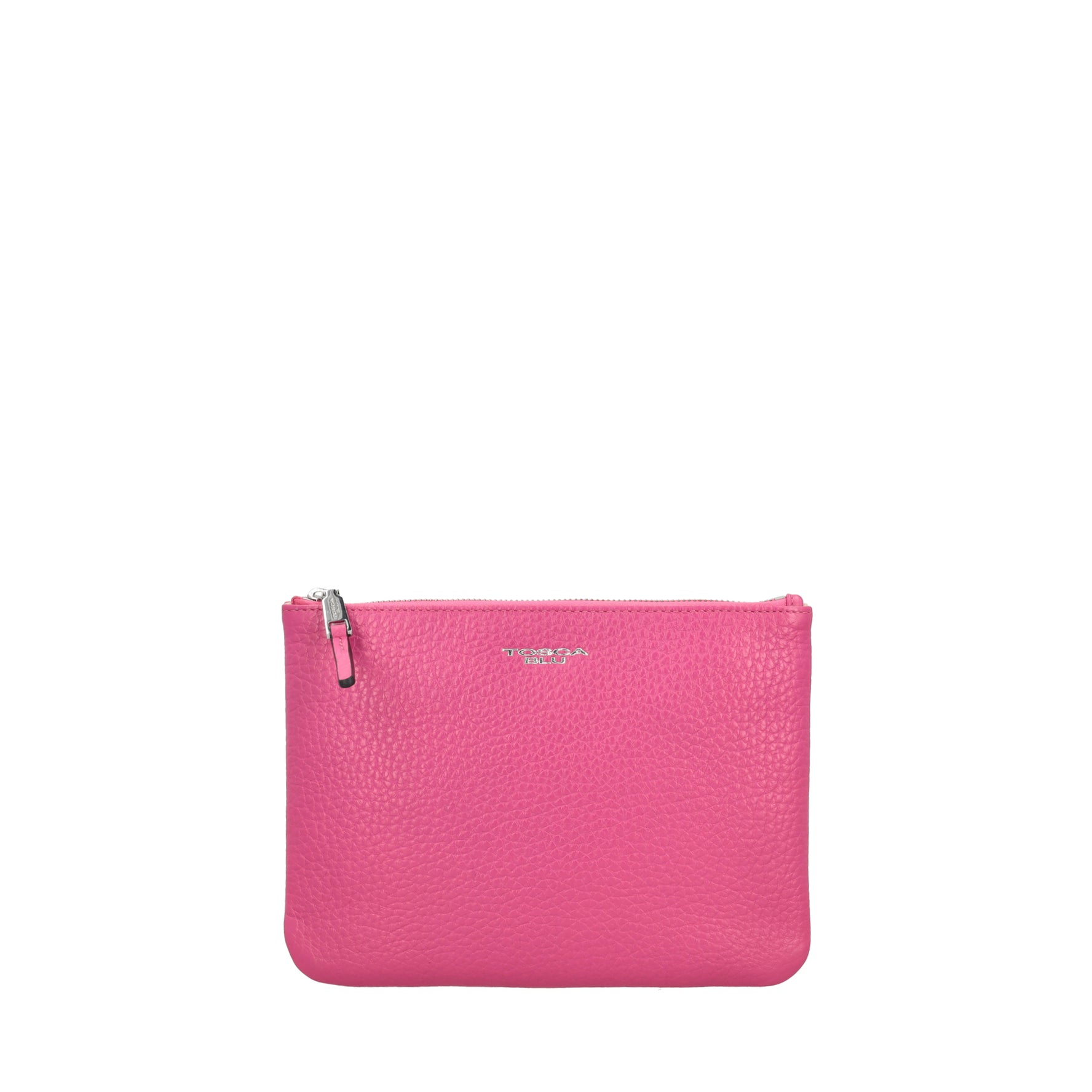 Tris clutch bag in fuchsia Citylife leather