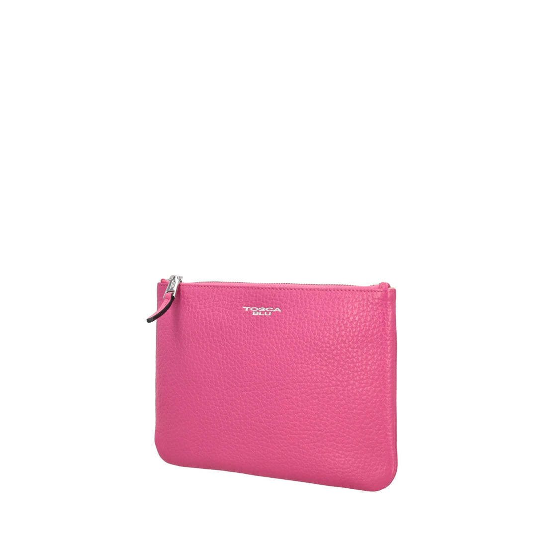 Tris clutch bag in fuchsia Citylife leather