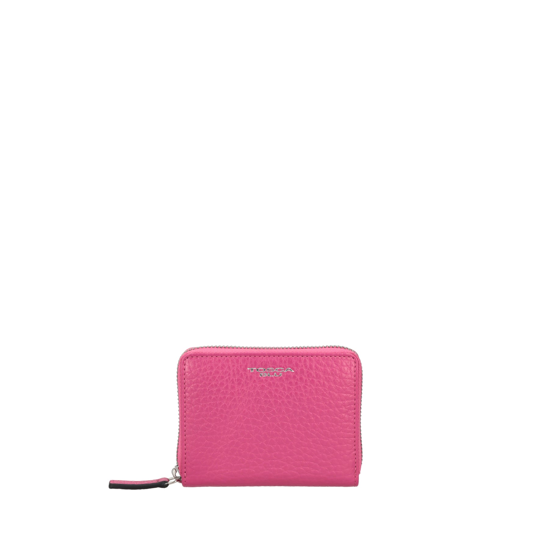 Small wallet with zip Citylife fuchsia color