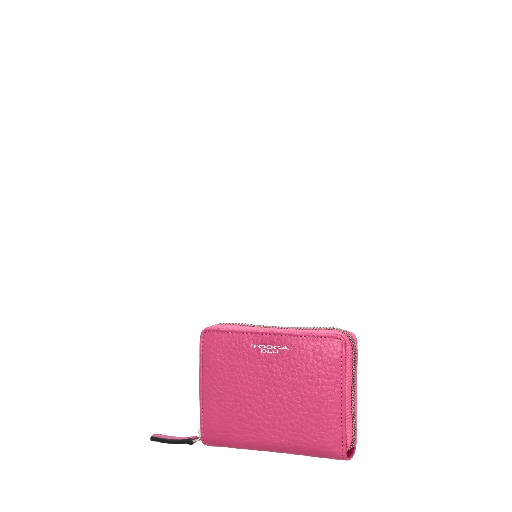 Small wallet with zip Citylife fuchsia color