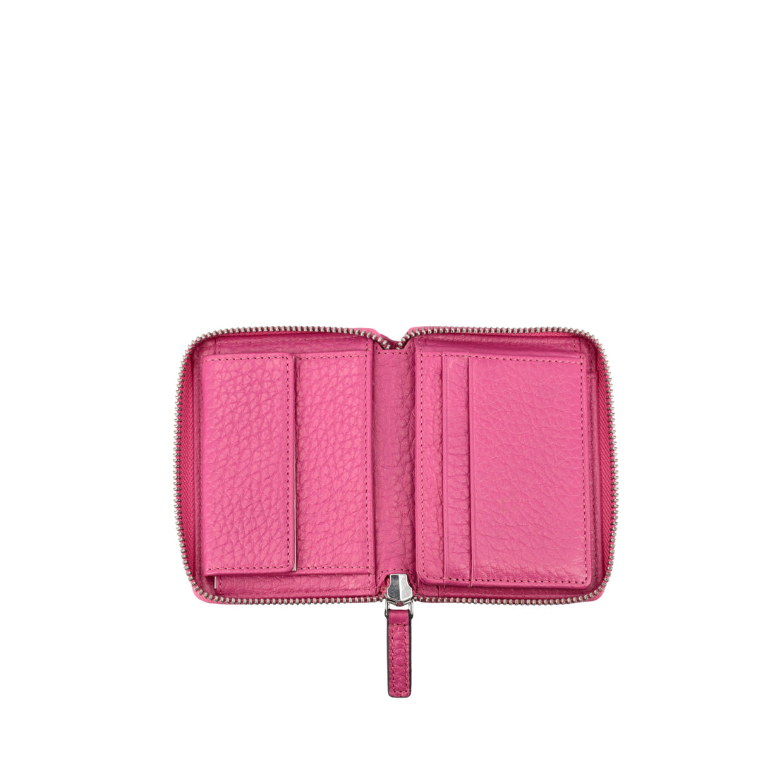 Portafoglio piccolo con zip Citylife colore fucsia