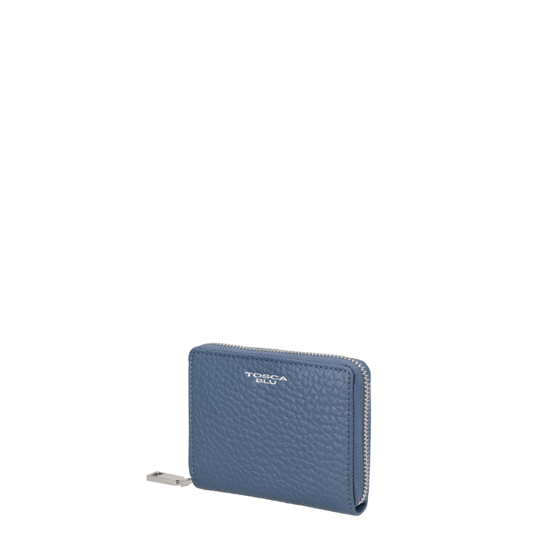 Portafoglio piccolo con zip Citylife colore blu