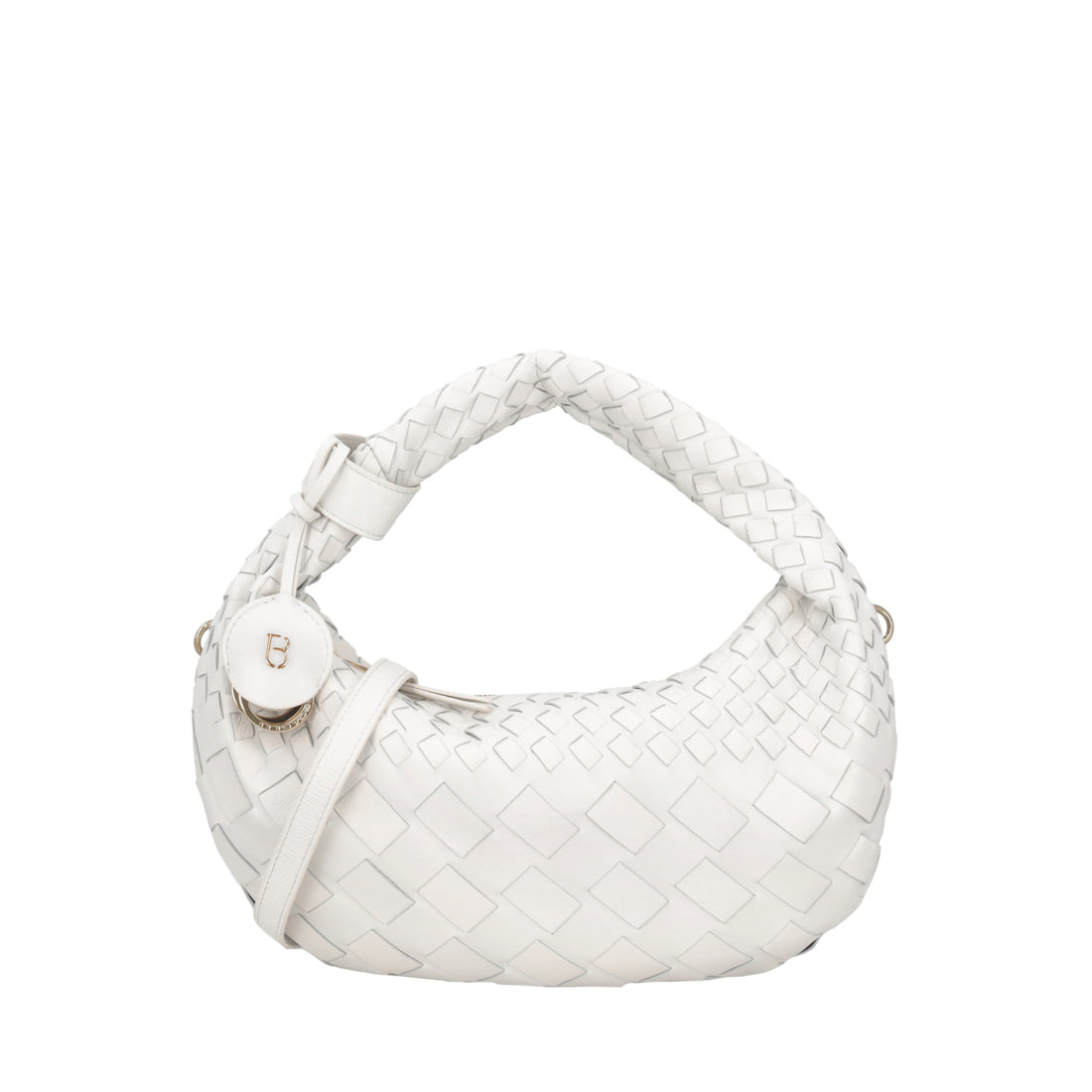 Borsa a mano mini Milano colore bianco